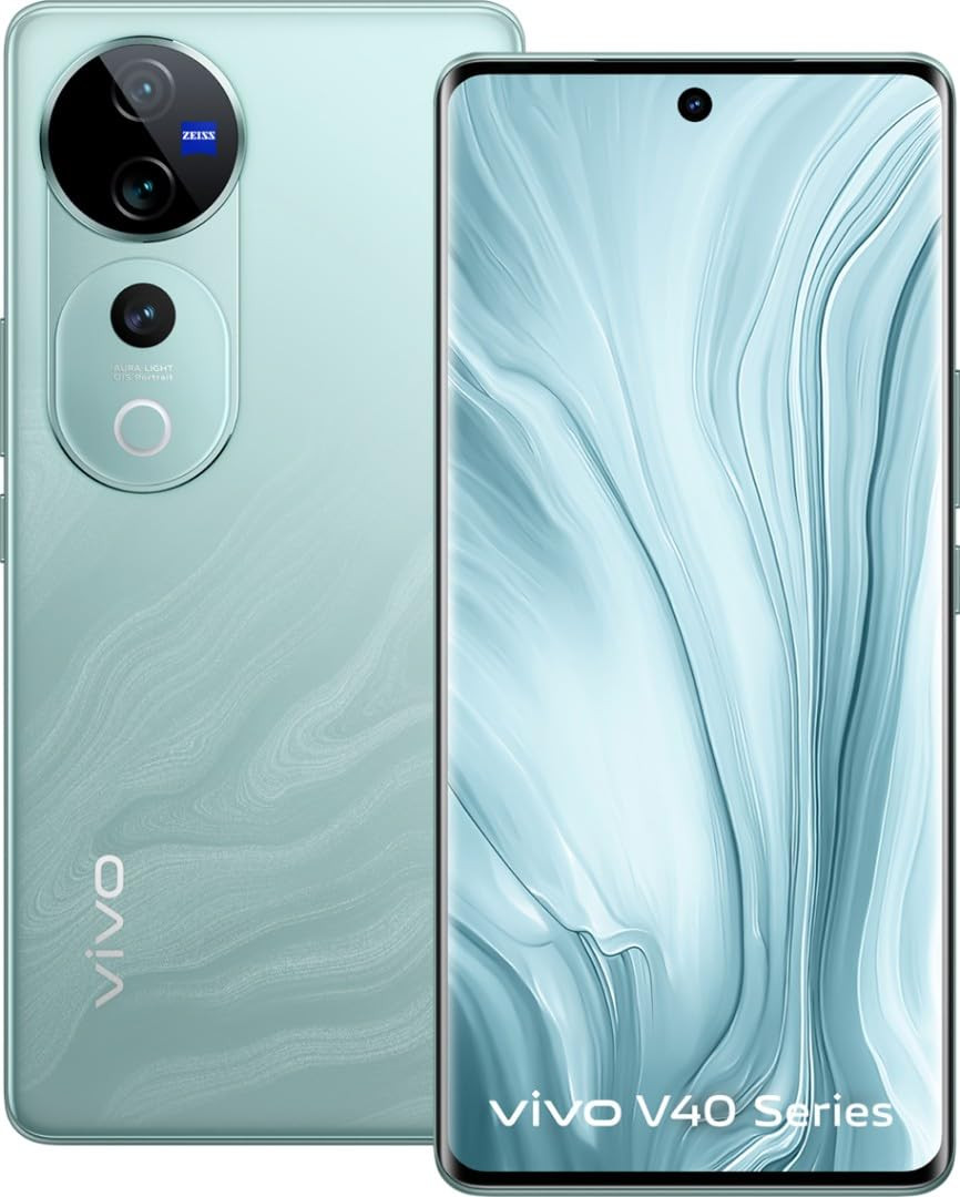 vivo V40 Pro 5G Ganges Blue 12GB RAM 512GB Storage Mediatek Dimensity 9200 Processor AMOLED Display Dual Nano-SIM 5500mAh Battery
