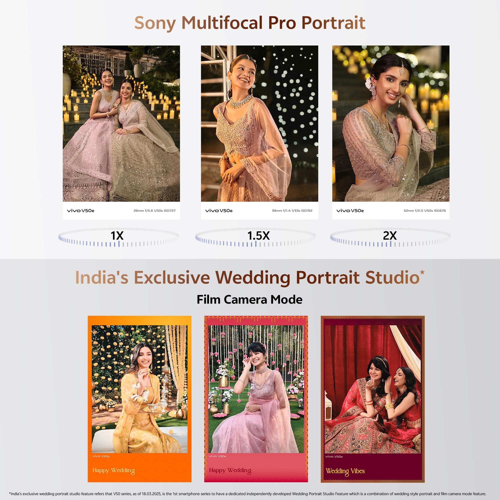 Vivo V50e 5G Pearl White 8GB RAM 128GB Storage with No Cost EMIAdditional Exchange Offers