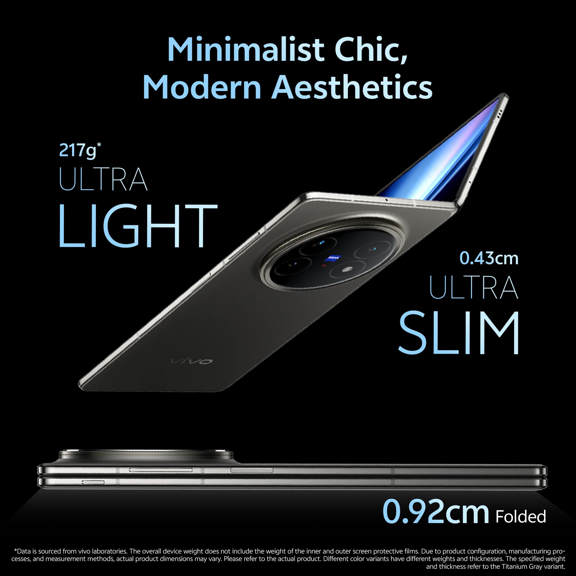 VIVO X Fold5 Titanium Gray 16GB RAM 512GB Storage with No Cost EMIAdditional Exchange Offers