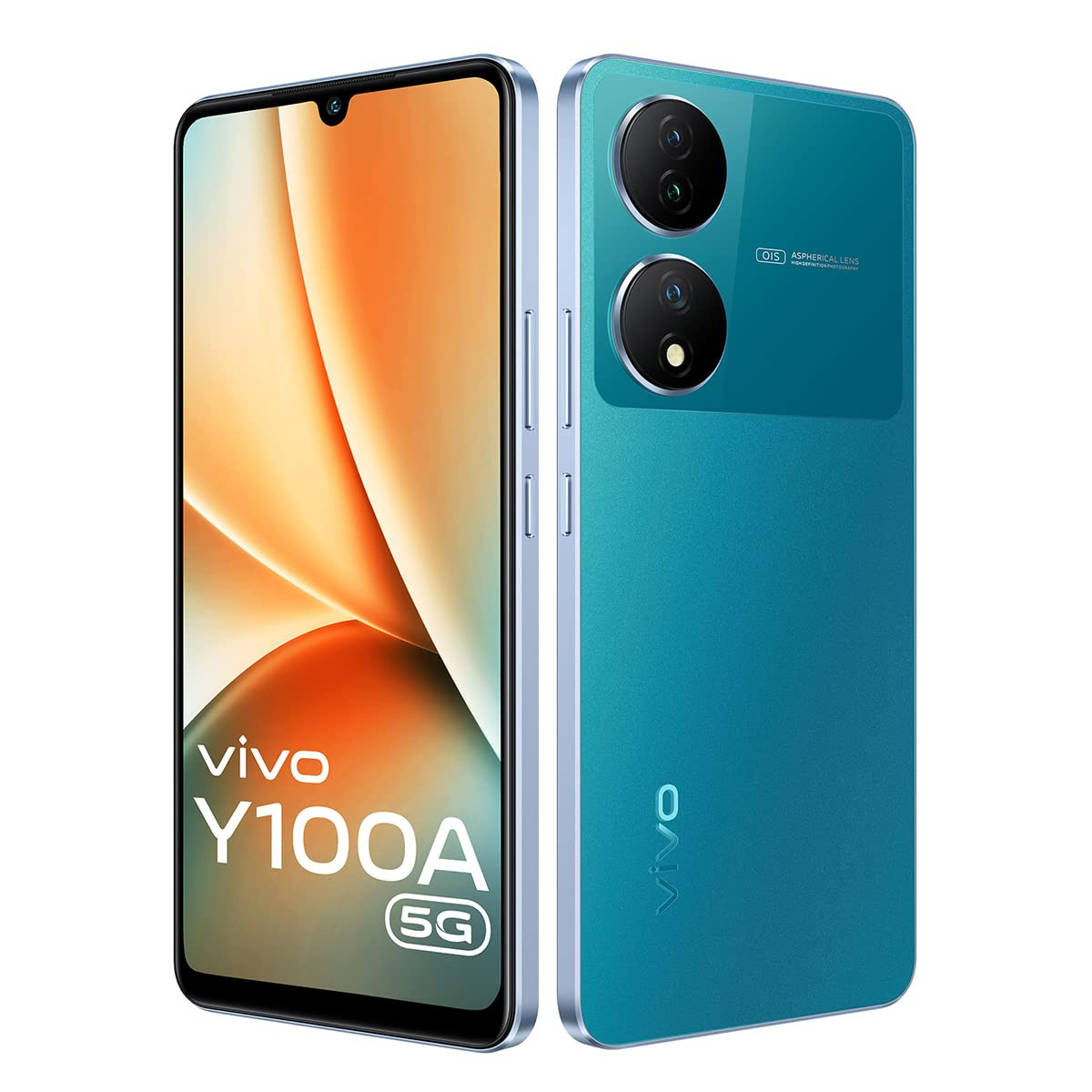 Vivo Y100A 5G Pacific Blue 8GB RAM 256GB Storage with No Cost EMIAdditional Exchange Offers
