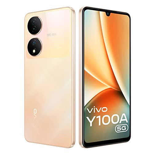 vivo Y100A 5G Twilight Gold 8GB RAM 128GB Storage with No Cost EMIAdditional Exchange Offers