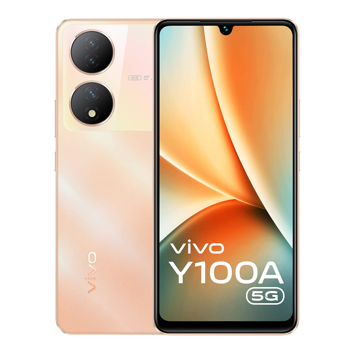 Vivo Y100A 5G Twilight Gold 8GB RAM 256GB Storage with No Cost EMIAdditional Exchange Offers