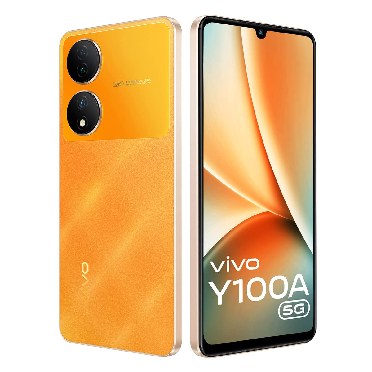 Vivo Y100A 5G Twilight Gold 8GB RAM 256GB Storage with No Cost EMIAdditional Exchange Offers