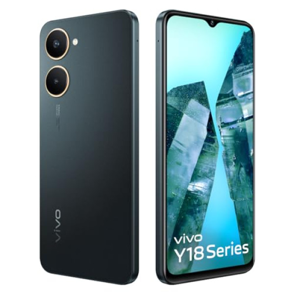 Image of vivo Y18 (Space Black, 4GB RAM, 64GB Storage) with No Cost EMI/Additional Exchange Offers | Without Charger