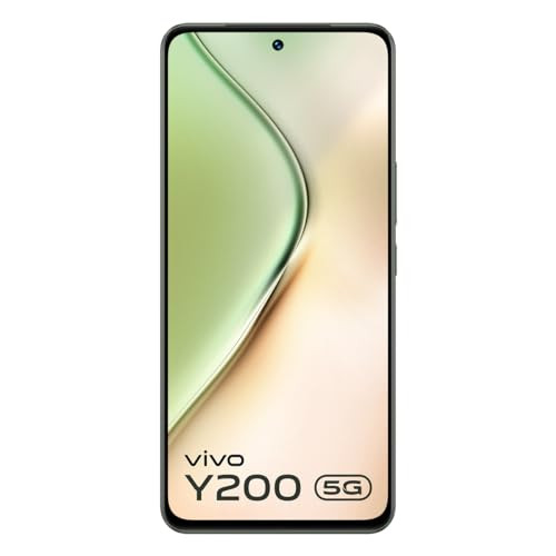 Vivo Y200 5G Mobile Jungle Green 8GB RAM 256GB Storage with No Cost EMIAdditional Exchange Offers
