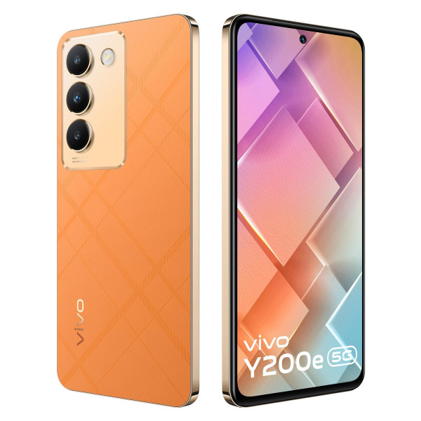 Image of vivo Y200e 5G (Saffron Delight, 128 GB) (6 GB RAM)