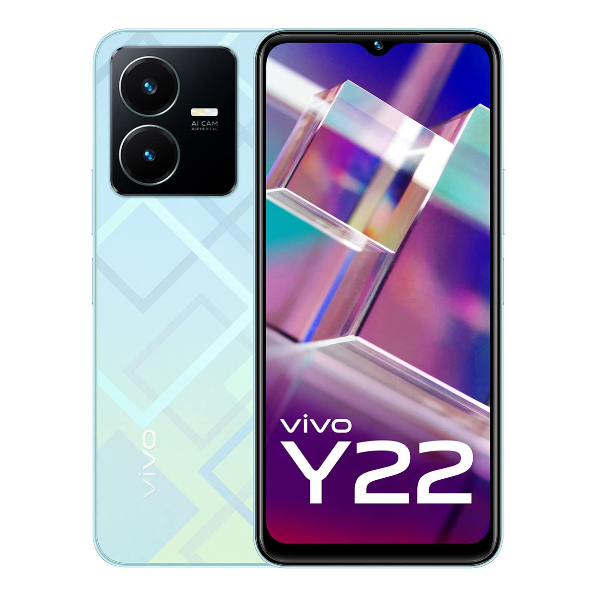 Vivo Y22 Metaverse Green 4GB RAM 128GB Storage with No Cost EMIAdditional Exchange Offers