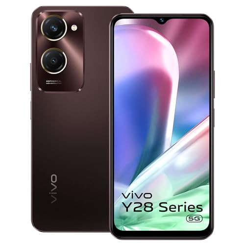 Vivo Y28e 5G Vintage Red 4GB RAM 64GB Storage with No Cost EMIAdditional Exchange Offers with Charger