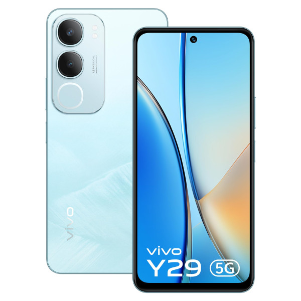 Image of Vivo Y29 5G (Glacier Blue, 4GB RAM, 128GB Storage) with No Cost EMI/Additional Exchange Offers