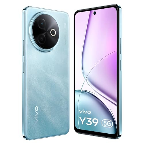 Vivo Y39 5G Ocean Blue 8GB RAM 128GB Storage with No Cost EMIAdditional Exchange Offers