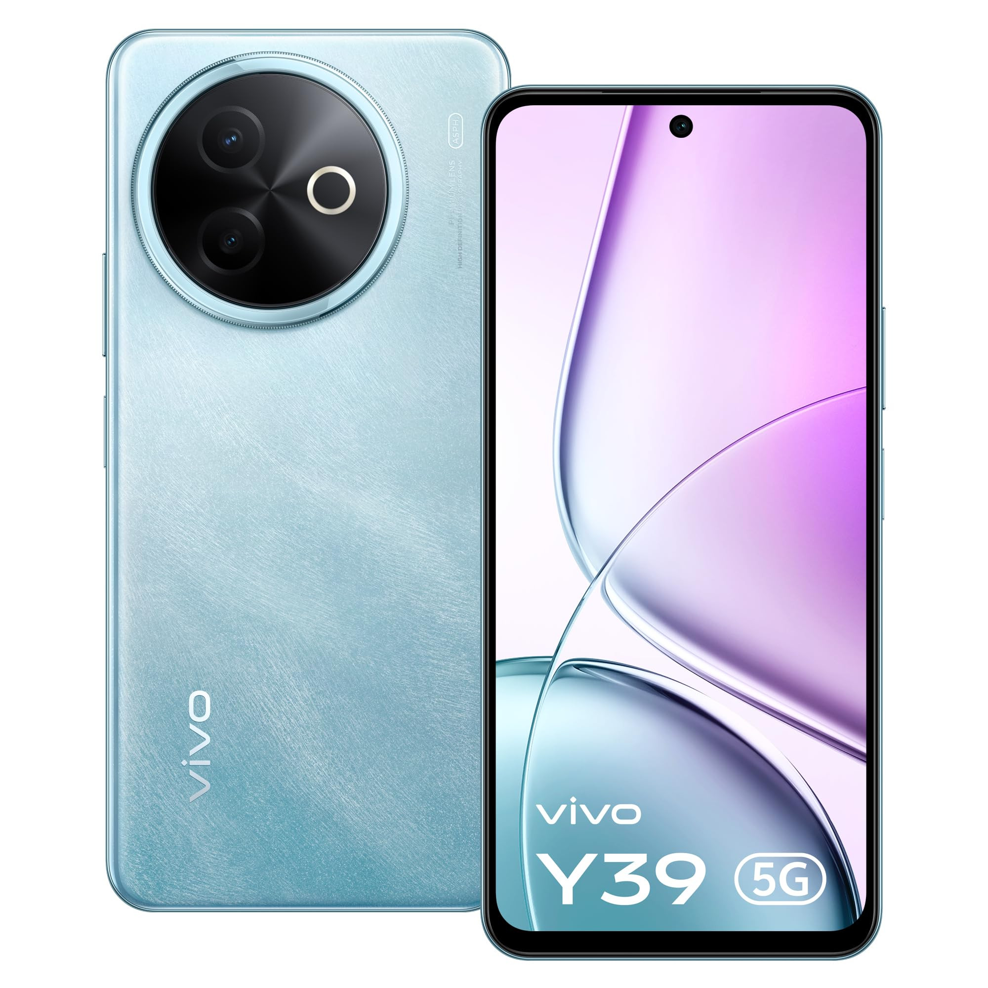 Vivo Y39 5G Ocean Blue 8GB RAM 256GB Storage with No Cost EMIAdditional Exchange Offers