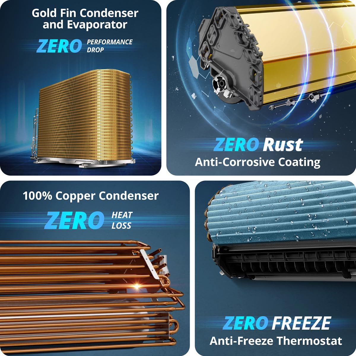 Voltas 15 ton 3 starNew star rated Rating Inverter Split AC Copper Convertible 5-in-1 Cooling Mode 2-Way Air Swing Anti-dust Filter with Anti Microbial Coating Auto Clean 183INV CAV White
