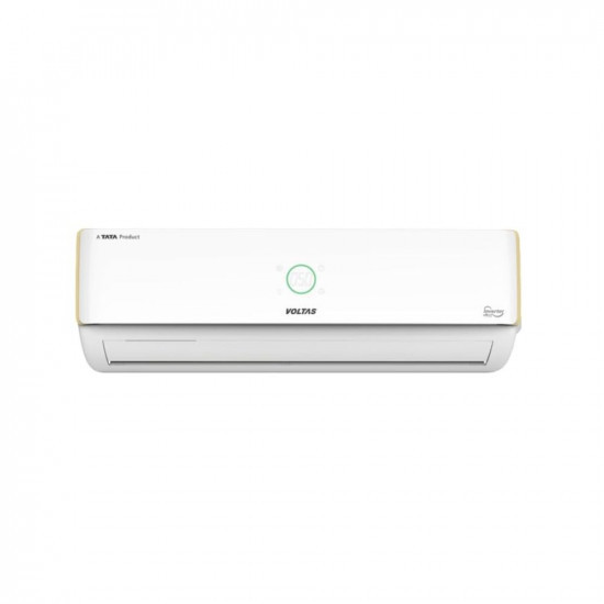 Voltas 15 Ton 5 Star PureAir Inverter Split AC With 4 Way Swing Copper 6-in-1 Adjustable Mode Anti-dust Filter 2023 Model 185V Verdant Exotica White