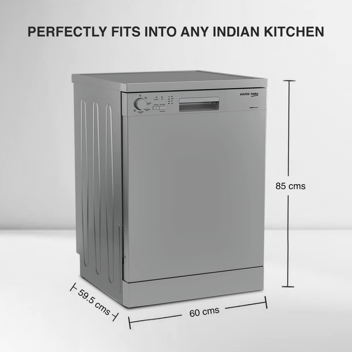 Voltas Beko 14 Place Settings Dishwasher DF14S3 Silver