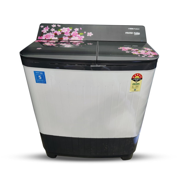 Image of Voltas Beko 8 kg Semi Automatic Washing Machine (Gray)(WTT80DGRG/FLRS5)