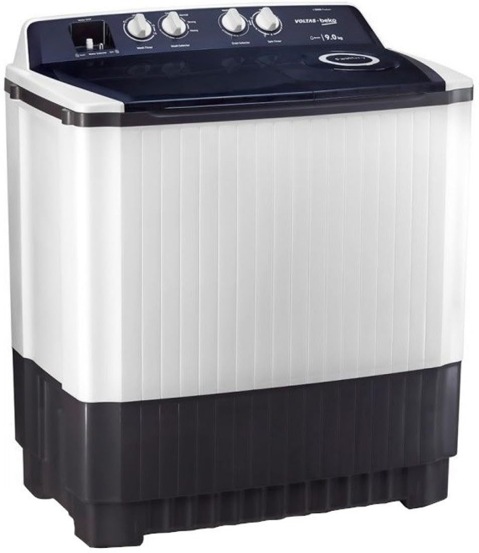 Voltas Beko 9 kg Semi Automatic Washing Machine Burgundy WTT90AGRT