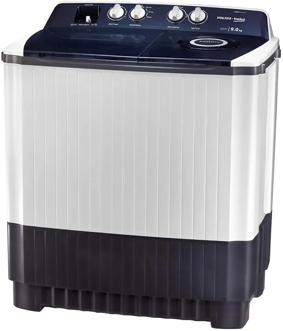 Voltas Beko 9 kg Semi Automatic Washing Machine Burgundy WTT90AGRT