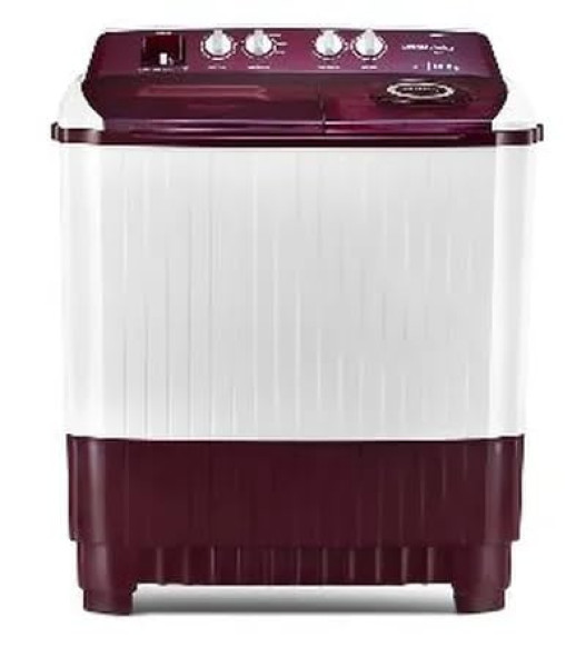 Image of Voltas Beko by A Tata Product 14 kg Semi Automatic Top Load Washing Machine Wine Red, White (WTT140UPA/BRSS)