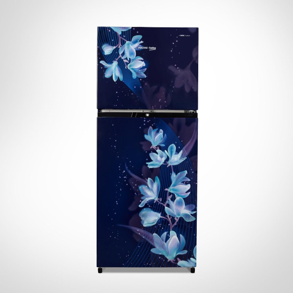 Image of Voltas Beko RFF270D/WONBROI 230 Litres 2 Star Frost Free Double Door Refrigerator Nightangel Blue