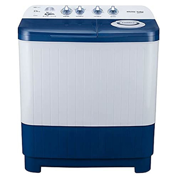 Image of Voltas beko WTT75DBLT 7.5 kg Semi Automatic Washing Machine (Sky Blue)