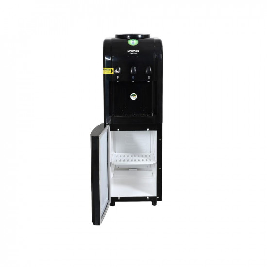 Voltas Hot and Cold Normal Floor Standing Without Refrigerator Water Dispenser Black