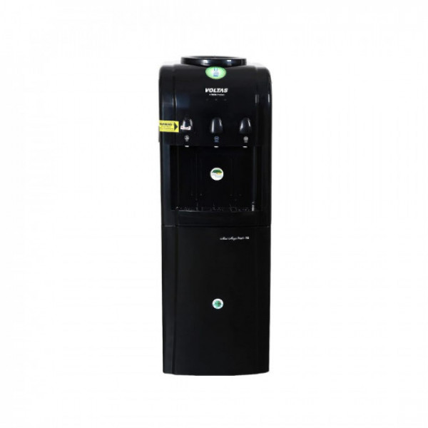 Image of Voltas Hot and Cold, Normal Floor Standing Without Refrigerator Water Dispenser (Black)