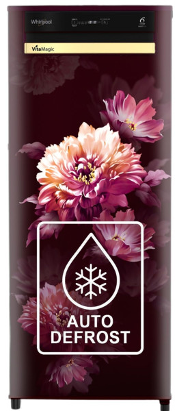 Image of Whirlpool 192 L 3 Star Vitamagic PRO Direct-Cool Single Door Refrigerator (215 VMPRO PRM 3S WINE DAFNE-Z,Red, Auto Defrost Technology, 2023 Model)