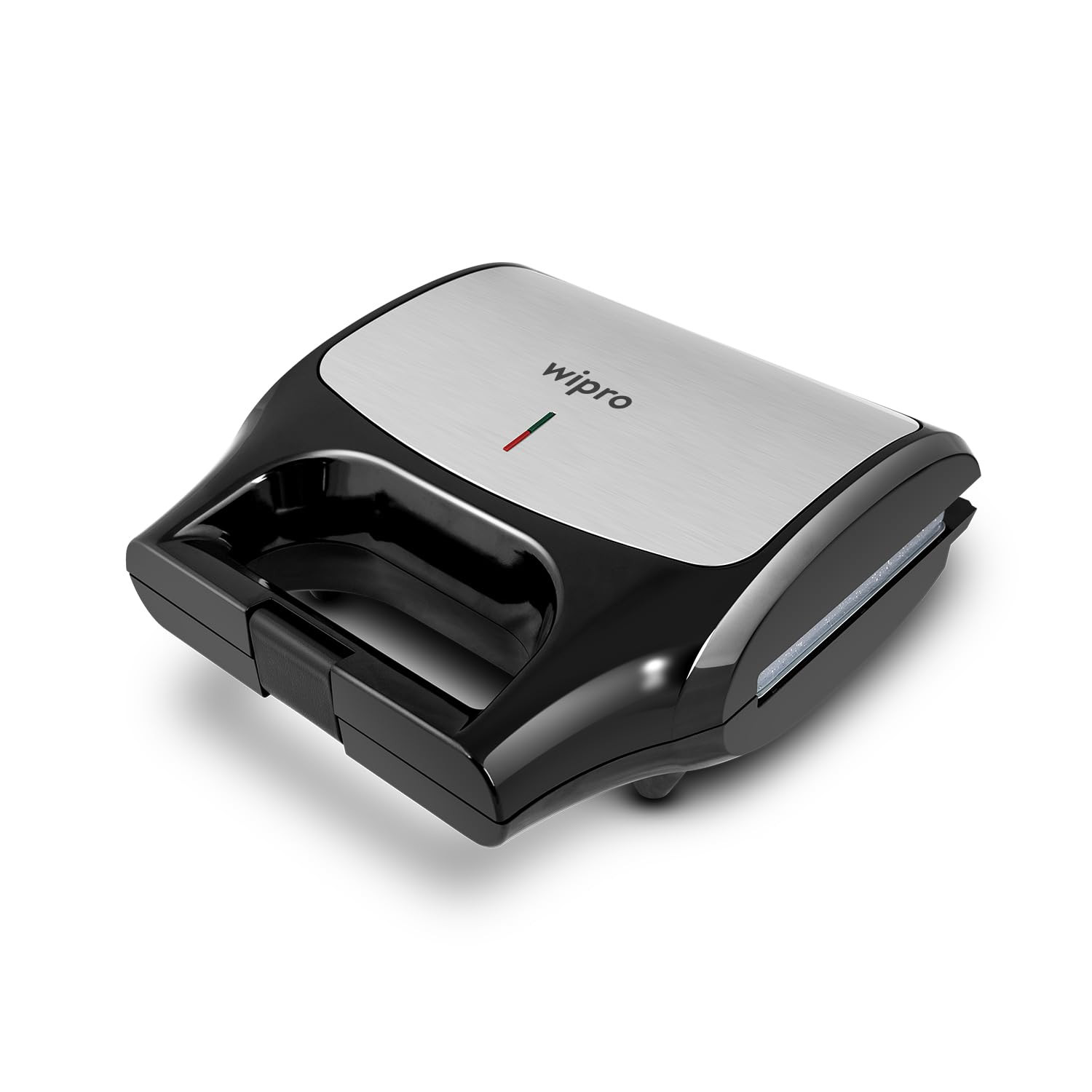 wipro Elato Bs302 800 Watt 3-In-1 Detachable Sandwich Maker Removables Plates For Toaster Griller Waffle Maker Non-Toxic Ceramic Coating2 Year Warranty Regular Bread Size For 2 Slices Black