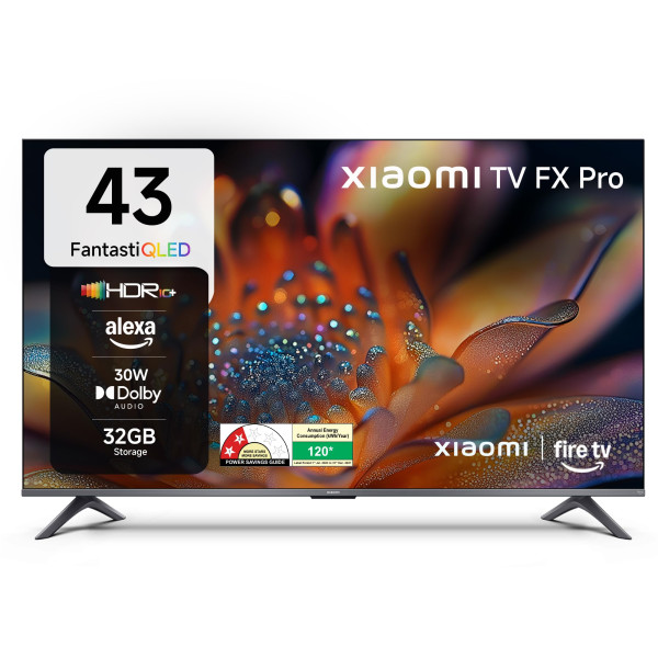 Image of Xiaomi 108 cm (43 inch) FX Pro QLED Ultra HD 4K Smart Fire TV L43MB-FPIN