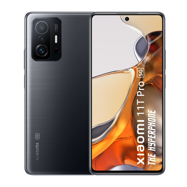 Image of Xiaomi 11T Pro 5G Hyperphone (Meteorite Black, 8GB RAM, 256GB Storage) |SD 888|120W HyperCharge|Segment's only Phone with Dolby Vision+Dolby Atmos