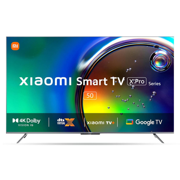 Image of Xiaomi 125 cm (50 inches) X Pro 4K Dolby Vision IQ Series Smart Google TV L50M8-5XIN (Black)