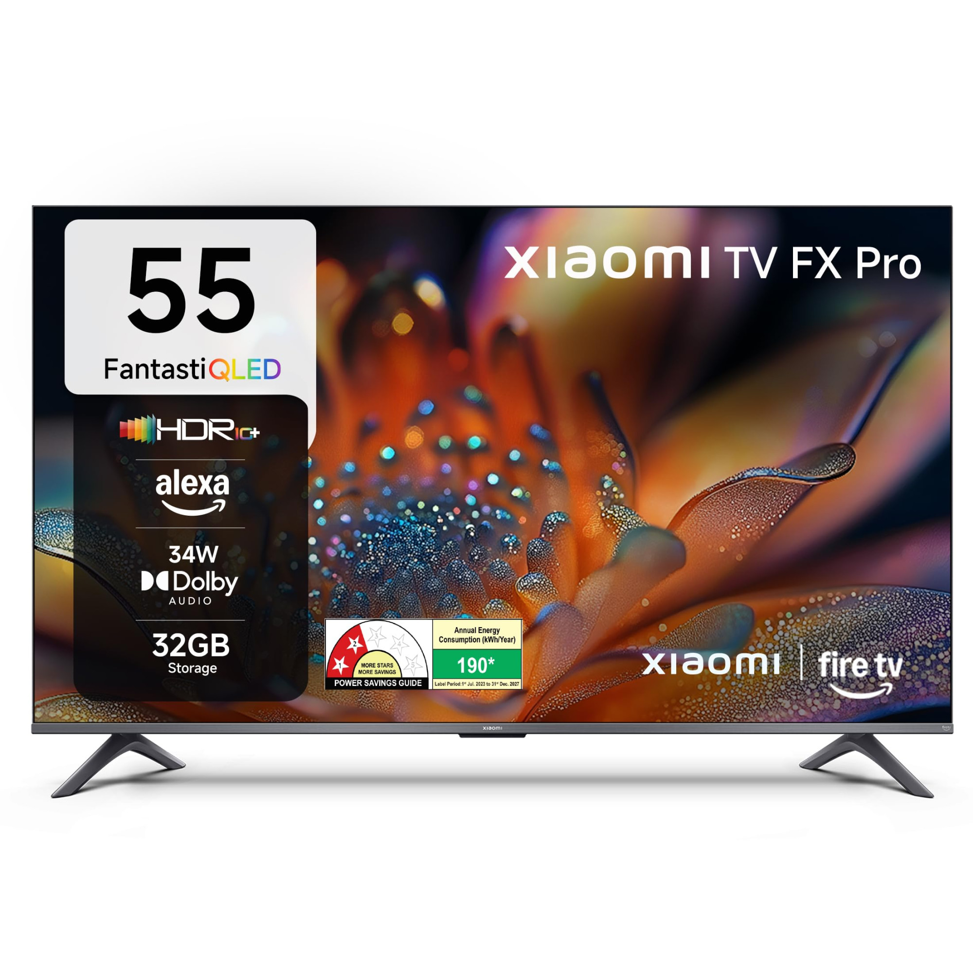 Xiaomi 138 cm 55 inch FX Pro QLED Ultra HD 4K Smart Fire TV L55MB-FPIN