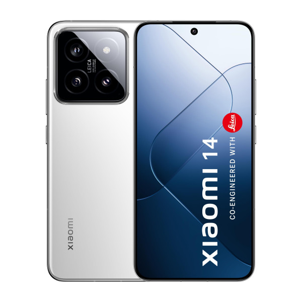 Image of Xiaomi 14 (White, 12GB RAM, 512GB Storage) | 50MP Leica Professional Optics | 120 Hz 1.5K LTPO AMOLED | SD 8 Gen 3 Hyper OS