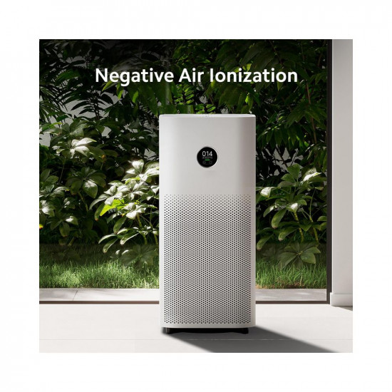 Xiaomi Smart Air Purifier 4 with Ioniser Laser Sensor True 3 layer Hepa filter removes 9999 airpollutants PM 01 particles 516 sqft large coverage App WiFi Voice control-AlexaGA