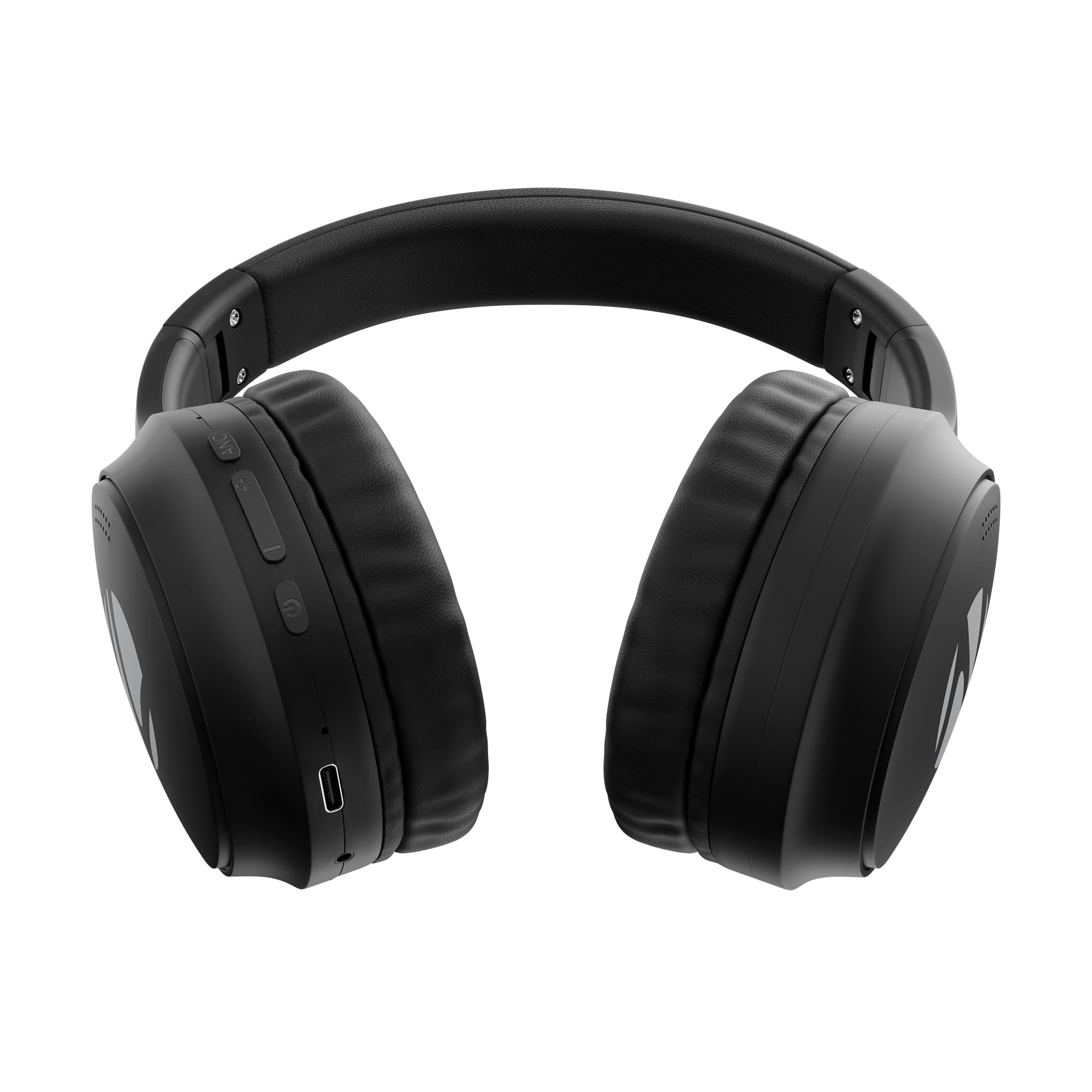 ZEBRONICS AEON Over Ear Wireless Headphone with 110h Battery Backup Supports Bluetooth AUX Gaming Mode ENC Dual Pairing Rapid Charging Black