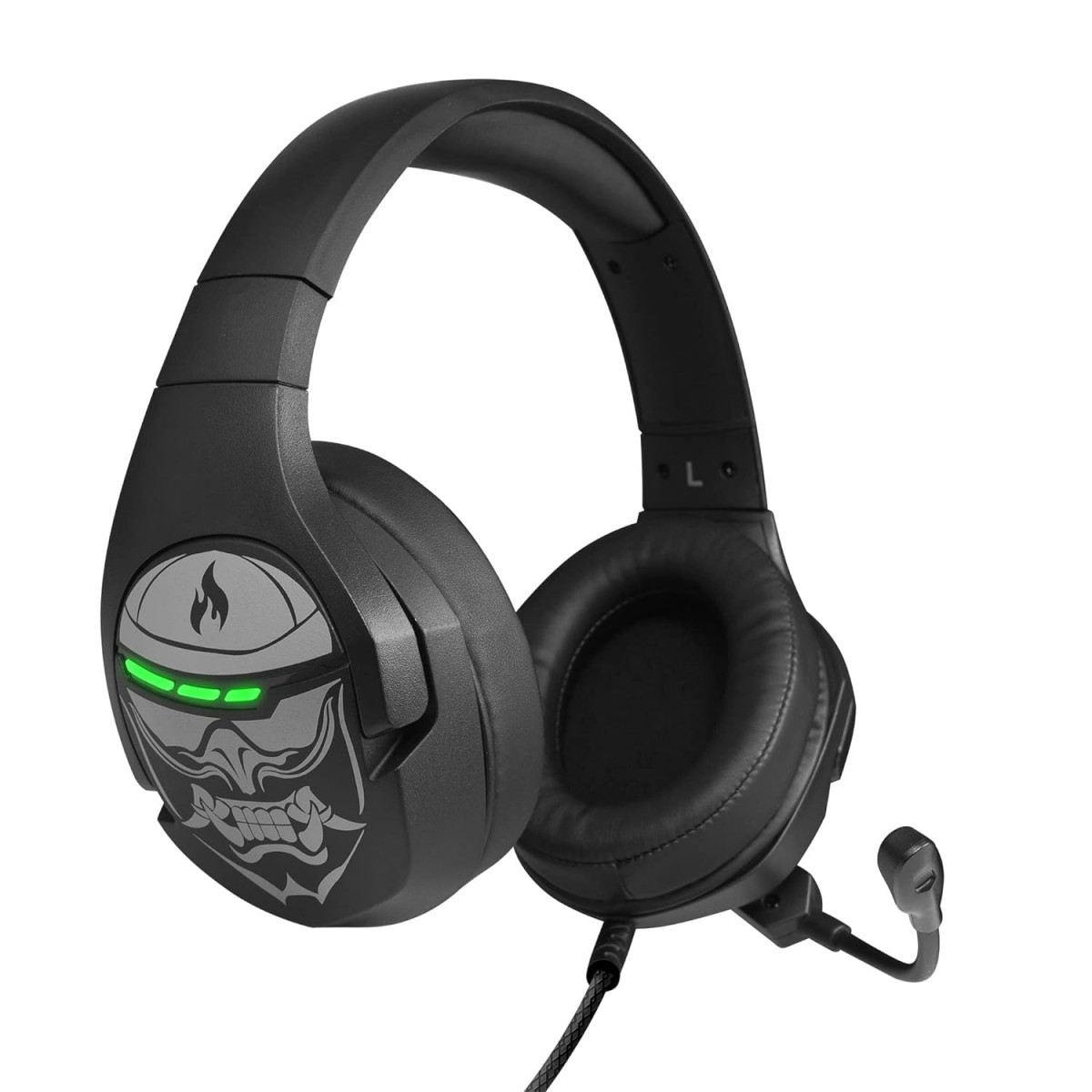 ZEBRONICS Crusher USB Gaming Over Ear Headphone with Advanced Black