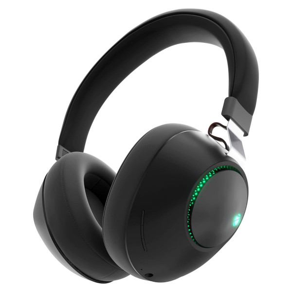 Image of ZEBRONICS Duke 60hrs Playtime Bluetooth Wireless Over Ear Headphone with Mic (Black)