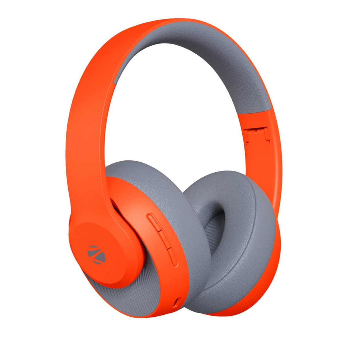 ZEBRONICS Dynamic Wireless Headphone with 34 Hours Playback Orange