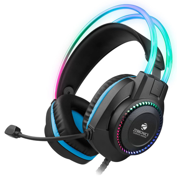 Image of Zebronics Jet PRO Premium Wired Gaming On Ear Headphone (Black)