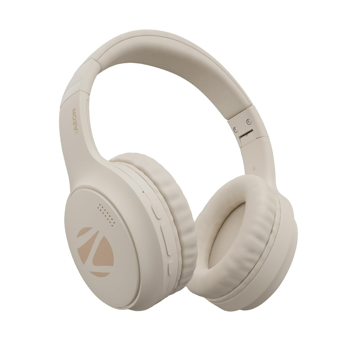 ZEBRONICS New Launch AEON Wireless Headphone with 110h Battery Backup Beige