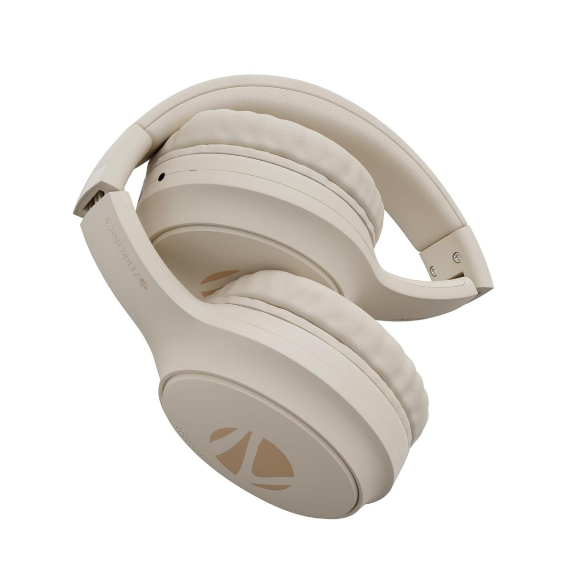 ZEBRONICS New Launch AEON Wireless Headphone with 110h Battery Backup Beige