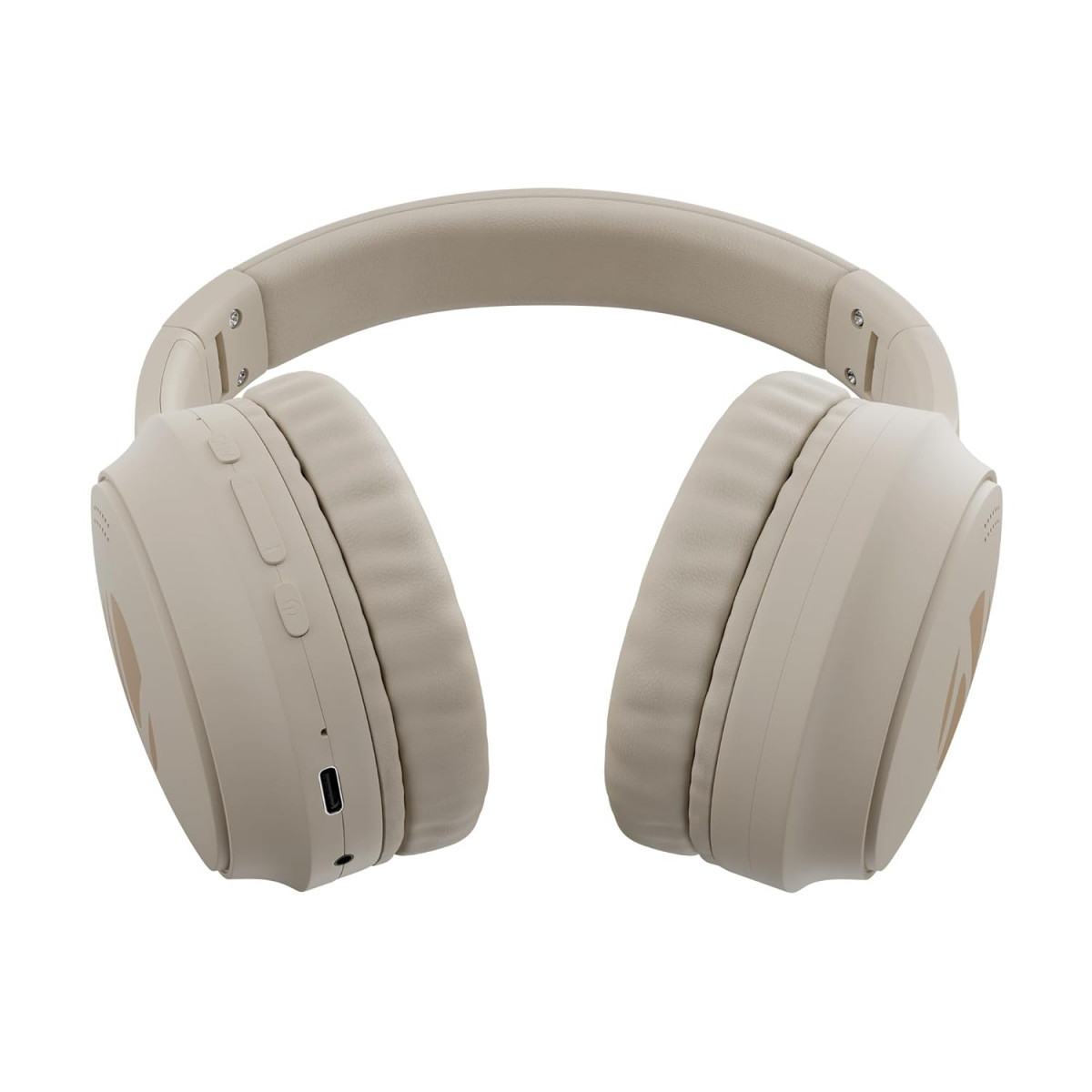 ZEBRONICS New Launch AEON Wireless Headphone with 110h Battery Backup Beige