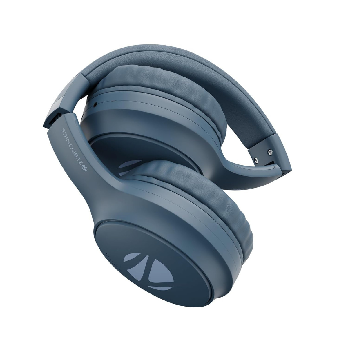 ZEBRONICS New Launch AEON Wireless Headphone with 110h Battery Backup Blue
