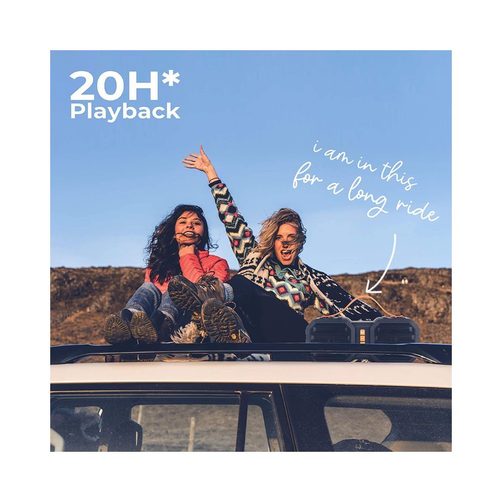 ZEBRONICS Sound Feast 50 14 W Portable Speaker Supporting Bluetooth Pendrive Slot mSD Card FM Call Function Black