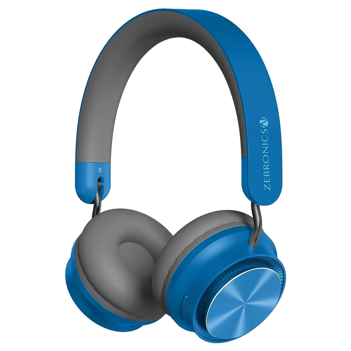 ZEBRONICS Zeb-Bang PRO Bluetooth v50 On Ear Headphone Blue