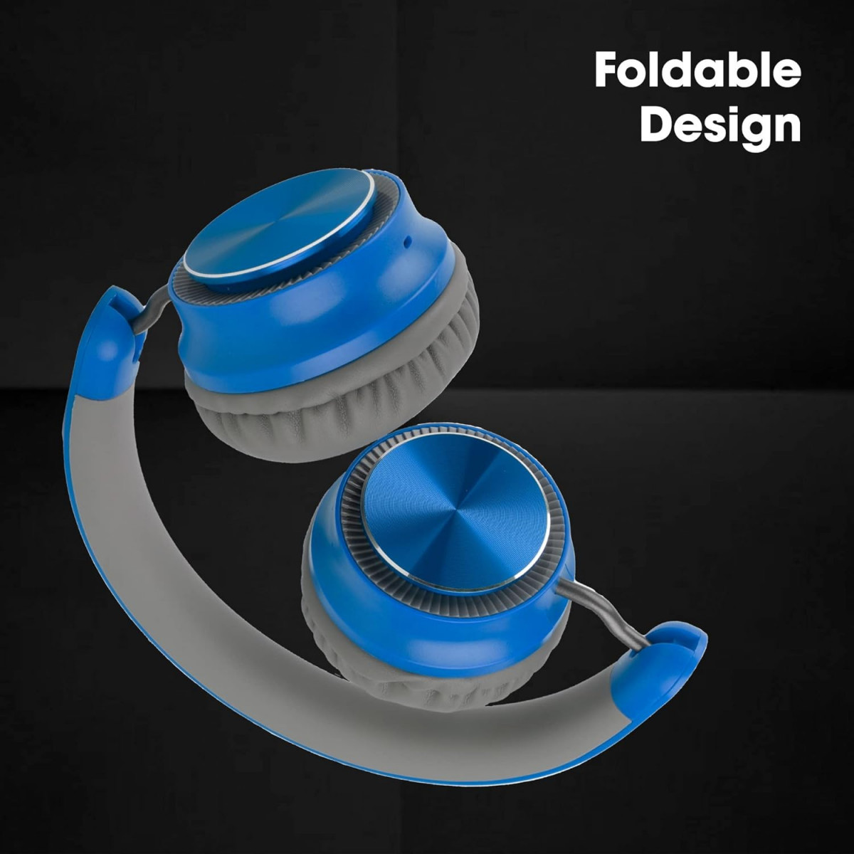 ZEBRONICS Zeb-Bang PRO Bluetooth v50 On Ear Headphone Blue