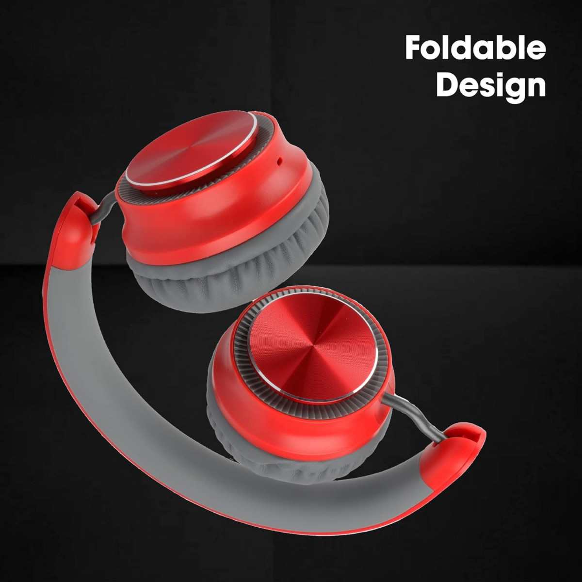 ZEBRONICS Zeb-Bang PRO Bluetooth v50 On Ear Headphone Red