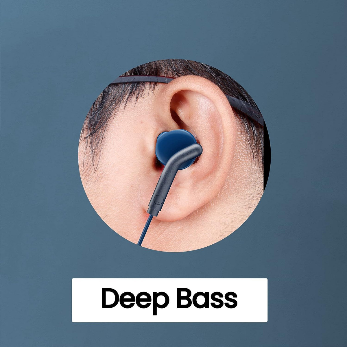 ZEBRONICS Zeb-Bro in Ear Wired Earphones with Mic 35mm Audio Jack 10mm Drivers PhoneTablet CompatibleBlue