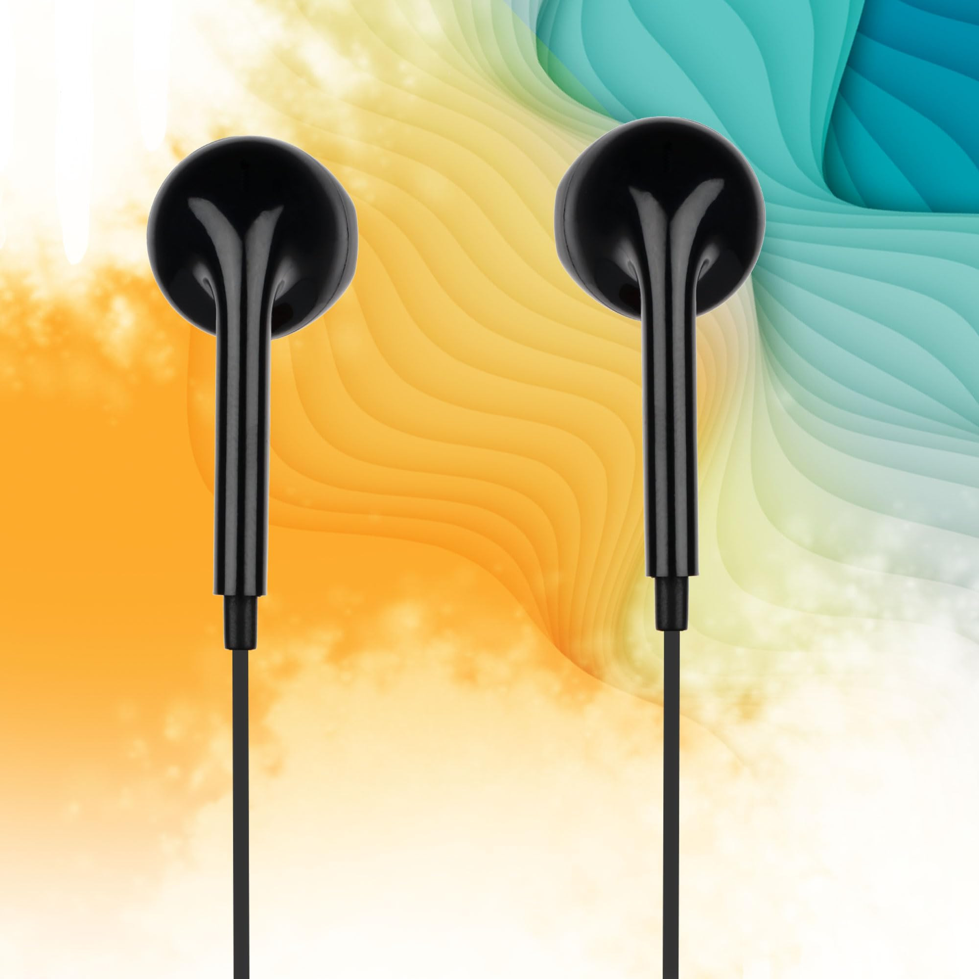 ZEBRONICS Zeb-Buds 30 35mm Stereo Earphone with Microphone for Calling Volume Control Multifunction Button 14mm Drivers Stylish eartip12 Meter Durable Cable and Lightweight DesignBlack