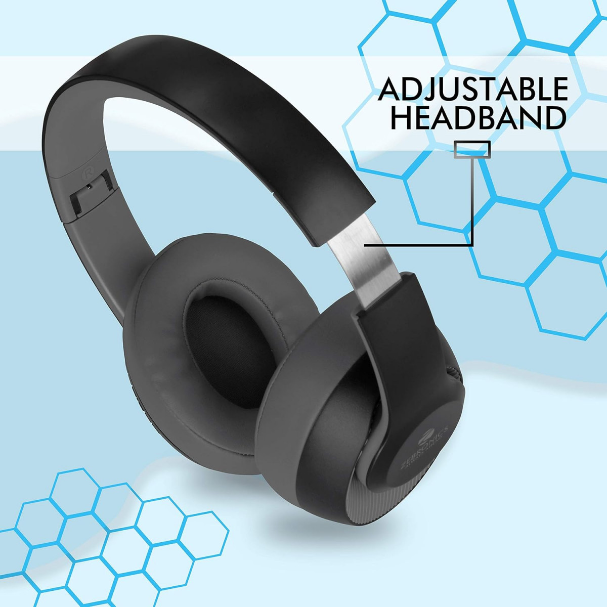 ZEBRONICS Zeb-Dynamic with Bluetooth Supporting Headphone Black